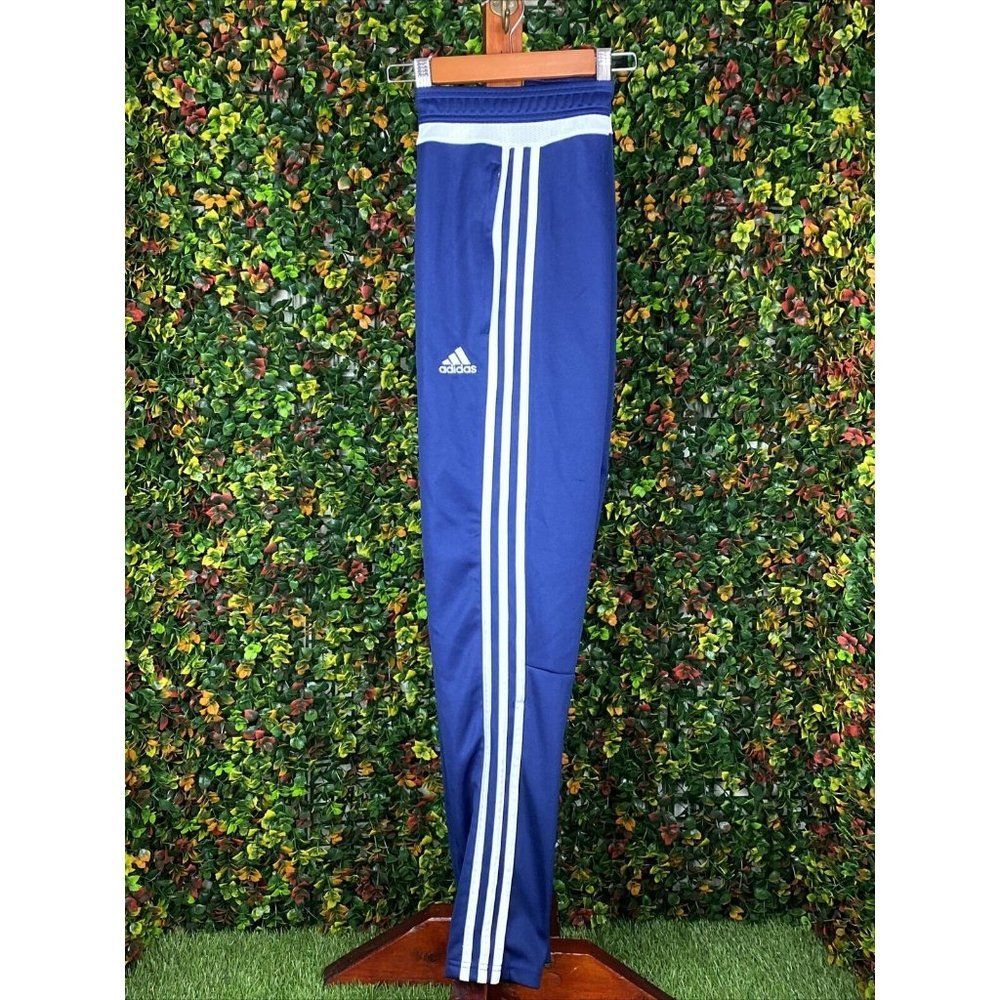 Women's Medium Adidas Tiro 15 Training Pants Navy Blue/White